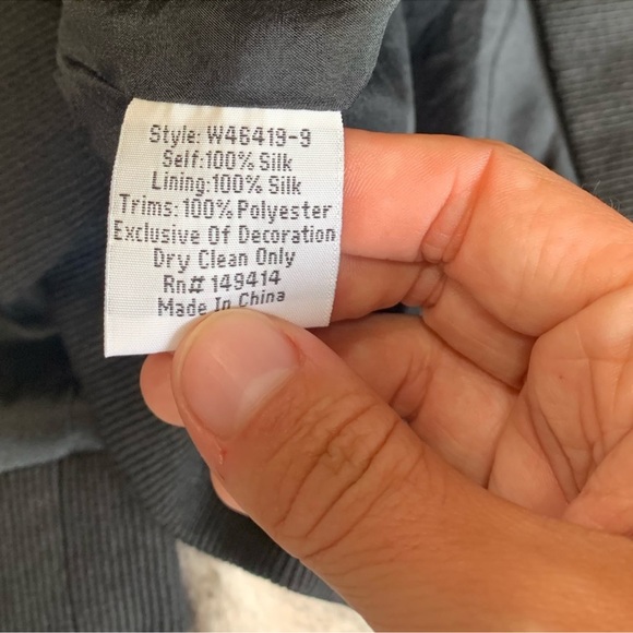 Johnny Was Nepal Bomber Silk Floral Jacket Black - Picture 13 of 13